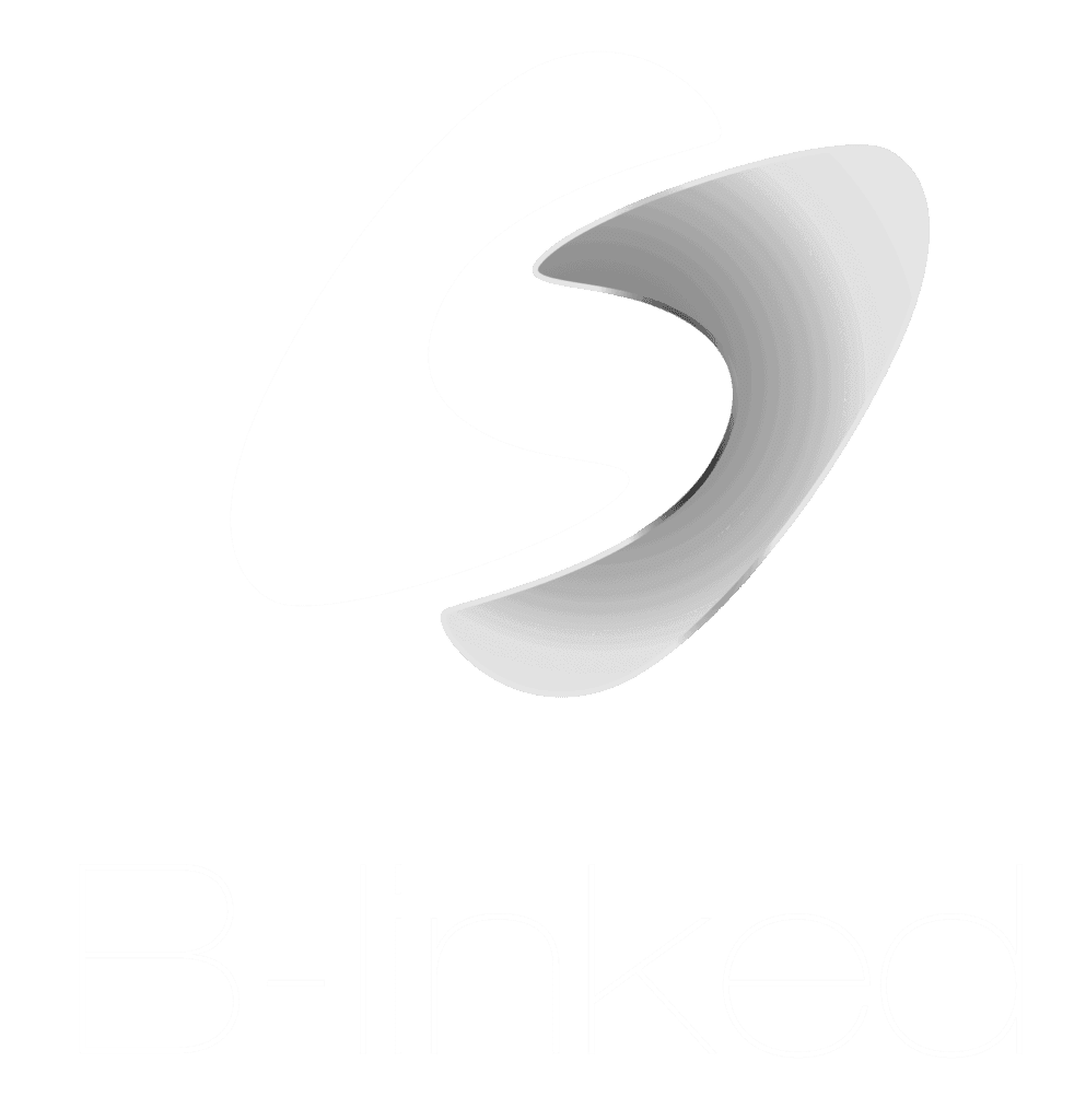 B Linked WHITE Logo